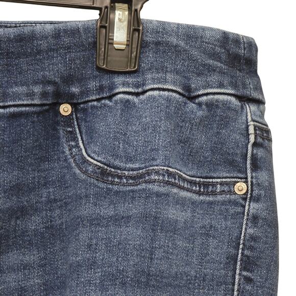 Chico's Sz 12 Reg Stretch Denim Jegging Blue Jeans - Picture 5 of 11